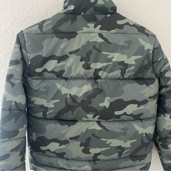 Camo Green Puffer Jacket - Picture 7 of 7
